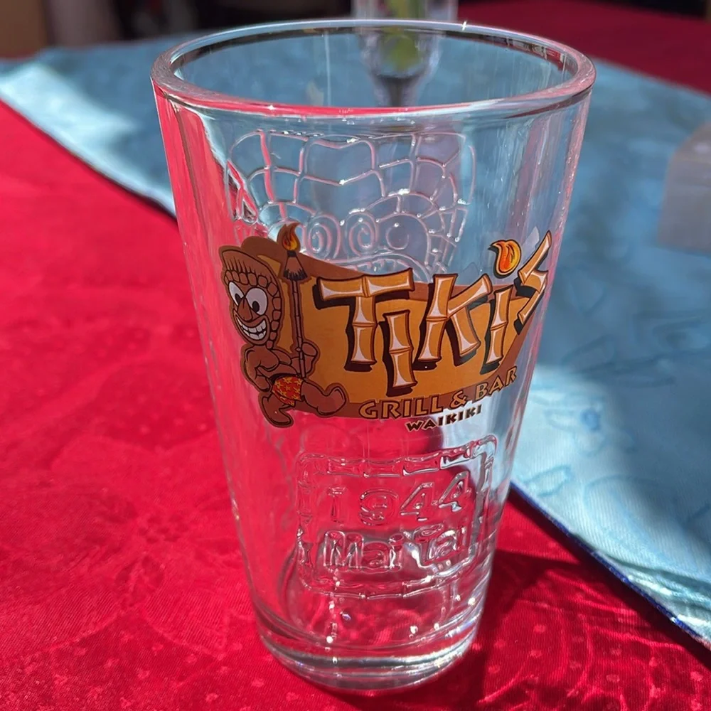 Two unused  Tiki Glass Cups